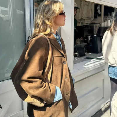 Sasha™ | Vintage ruskindsjakke