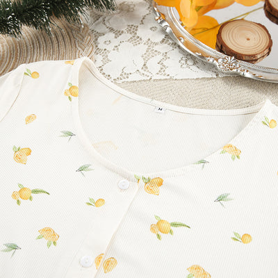 Kate™ | Lemon Bliss Pyjamas-sæt